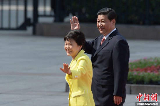 中韩签署联合声明 同意为半岛无核化共同努力